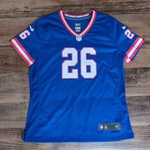 Nike NY Giants Football Jersey Saquon Barkley #26
